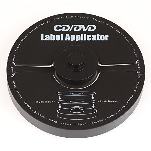 Merax EZ LABEL: CD / DVD Label Applicator (40mm Hole, CD / DVD Applicator)