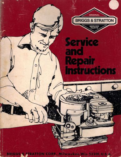 BRIGGS+STRATTON VAR. MODELS SERVICE -REPAIR MANUAL