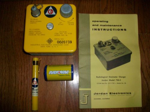 PREPPER CIVIL DEFENSE RADIATION PROTECTION PEN AND CHARGER