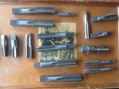 VARIOUS SIZE USED 4@6 FLUTE TAP METALWORKING MACHINIST TOOLING SHOP CUTTING