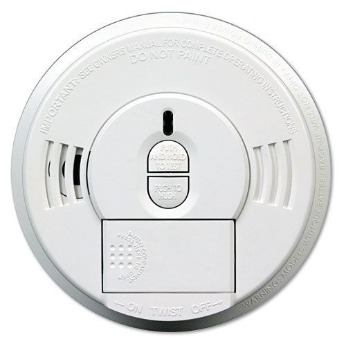 Front-load smoke alarm w/mounting bracket, hush feature for sale