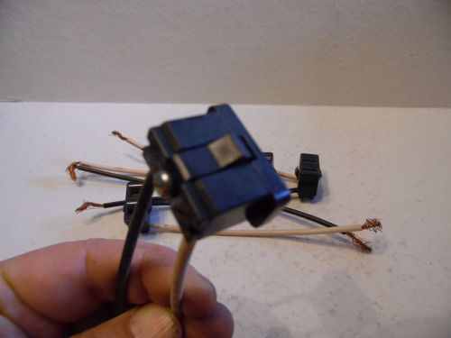 Vtg. Lot of 4 Black Leviton Snap-In 2 Prong  15A - 125VAC Receptacle Outlet