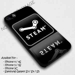 5571 Steam Black Logo Design Case Iphone 4/4S, 5/5S, 6/6 plus, 6/6S plus, S4