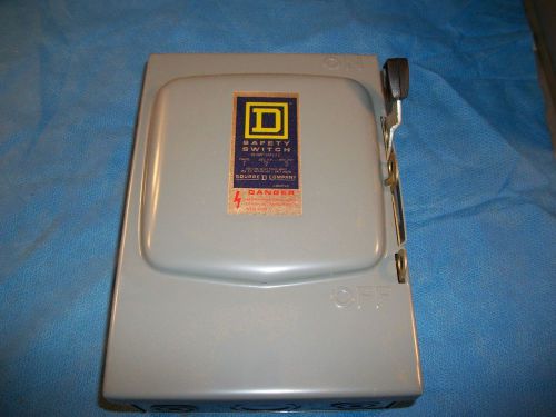 New square d general duty safety switch part # d-332-n for sale