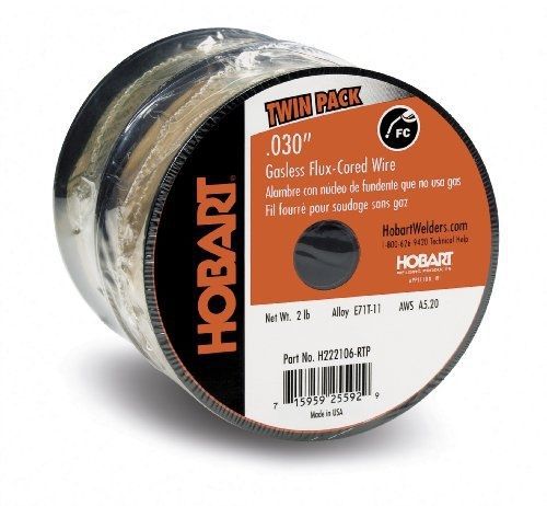 Hobart H222106-RTP 0.030-Inch 4-Pound E71T-11 Flux-Cored Welding Wire,