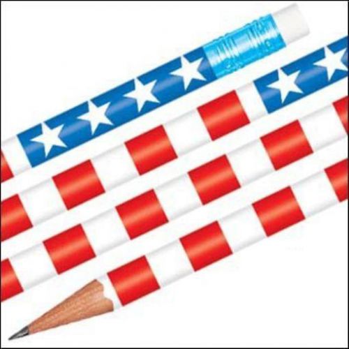 Tub - American Flag Pencils - 144 pencils per order
