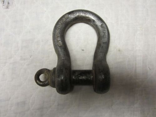 Vintage swl 9 1/2 ton u-clevis shackle screw pin for sale