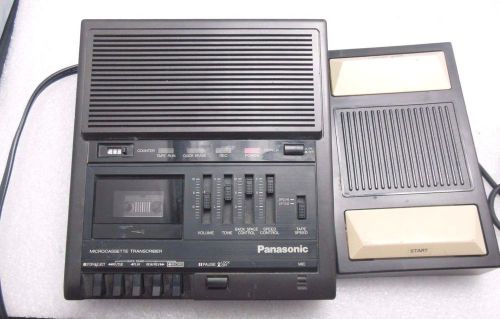 Panasonic Microcassette Transcriber RR-930 Foot Pedal RP-2692 office recorder