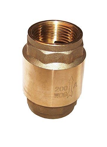 American valve g31sl 3/4&#034; lead-free brass spring loaded in-line check valve with for sale