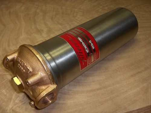 Filterite 3/4&#034; brass &amp; stainless 10&#034; filter housing for sale