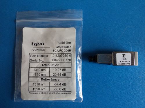 Tyco Attenuator 20db SC/UPC - 2-5209250-0 - Fiber Optic Attenuator 1310nm 1550nm