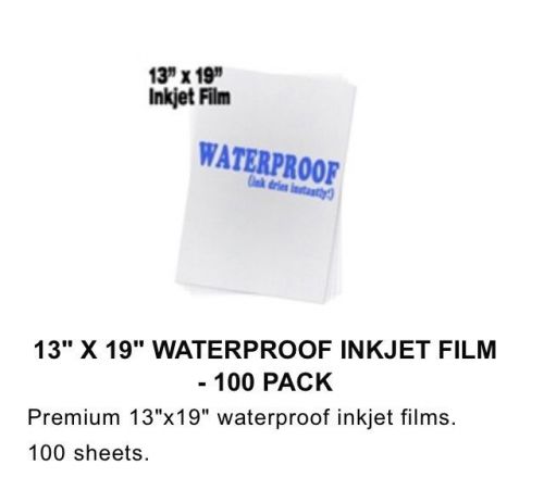 13&#034; X 9&#034; Waterproof Inkjet Film
