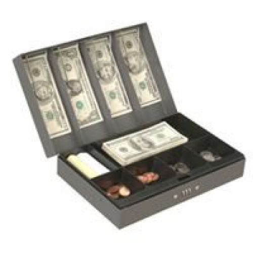 Mintcraft Cash Box Customizable Combination Lock 11-3/8&#034; x 7-5/8&#034; x 3-1/4&#034;