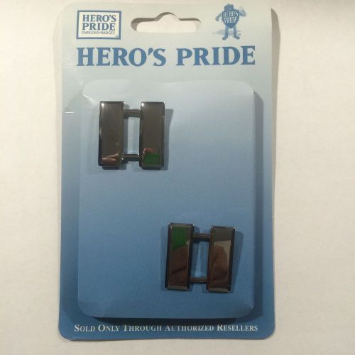Heroes Pride 4426RN Nickel Plated 2 Bars (Captain) Collar Insignia