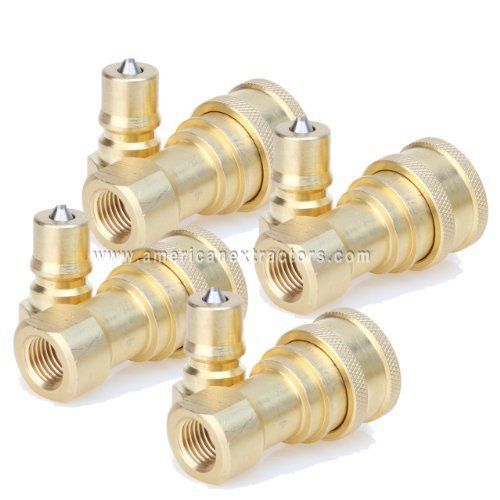 4 Sets Quick Disconnect Couplers for Carpet Cleaning Wands