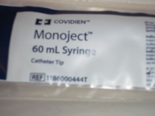 5 60 CC/ML 2 OZ. Covidien Monoject Syringe Catheter Tip Sterile Must See