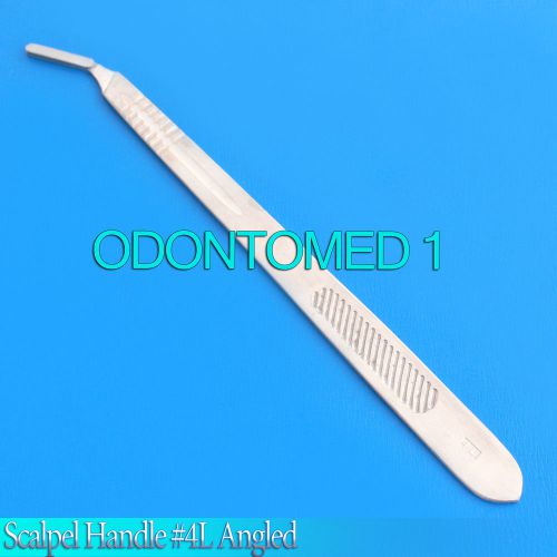Scalpel Handle #4L Angled Surgical Instrument