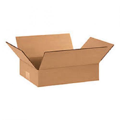 Corrugated Cardboard Flat Shipping Storage Boxes 12&#034; x 8&#034; x 3&#034; (Bundle of 50)