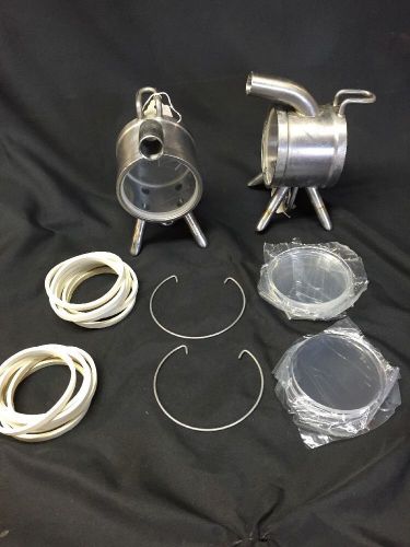2-Heavy Duty Stainless Steel 300c Dairy Cow Milker Claw Parlor Rebuild Kits Milk