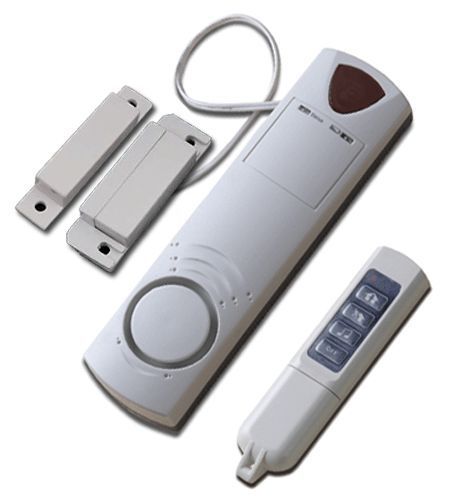 Window door motion alarm with ir remote + alarm/chime modes for sale