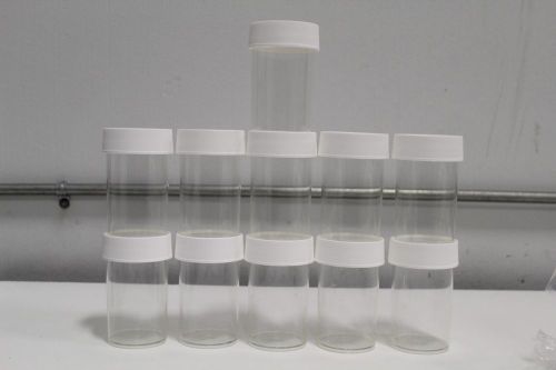 Lot of 11 New Nalgene 2117-0250 Straight Side Wide Mouth Clear Jar Cup PMP 250ml