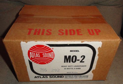 Atlas Sound MO-2 Mobile Communication Loudspeaker NEW IN BOX - SEALED