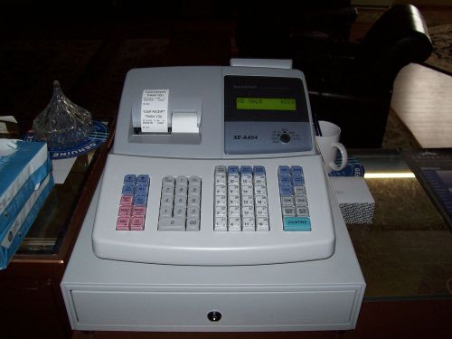 Sharp XE-A404 Cash register with cash drawer