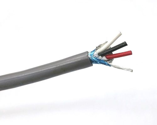 25&#039; alpha 5463 3 conductor 20 gauge shielded cable 25 foot length ~ 3c 20awg for sale
