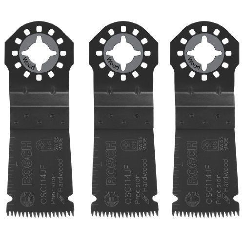 3-pack hardwood smooth cutting 1.25&#034; multi-tool japanese-tooth plunge cut blade for sale