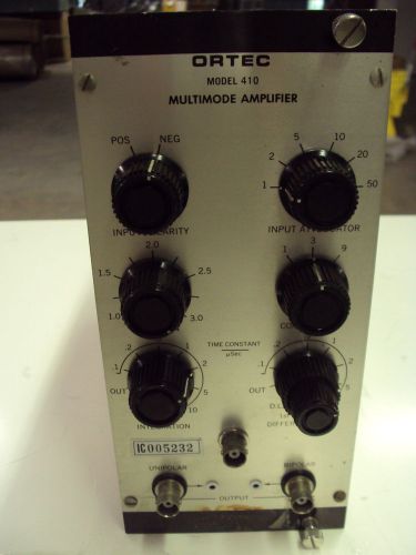 Ortec 410 Multimode Amplifier, un-tested, nimbin nuclear plug-in