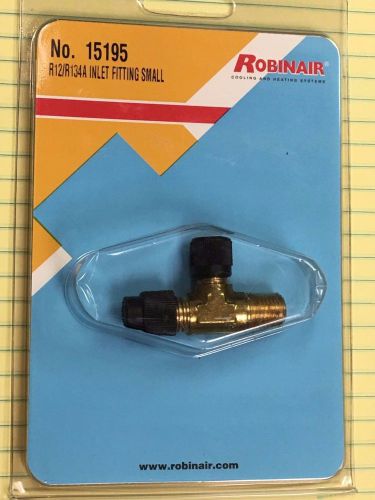 Robinair 15195 Vacuum Pump Inlet Adapter with Internal Check Ball