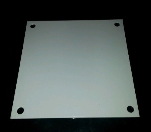 5 inch by 5 inch electrical back panel...white paint.