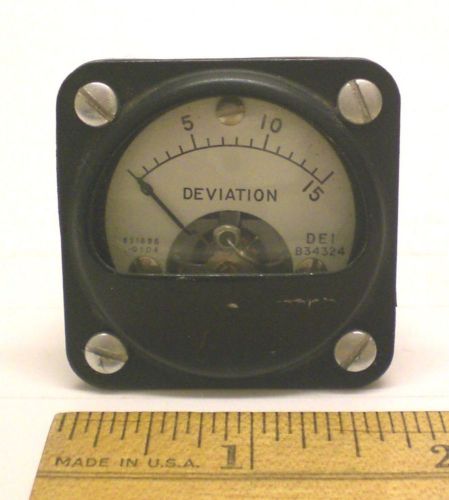 DC Microamp Meter, 0-100 UADC, Military Sealed, 1 3/4&#034; Meter, DEI, Made in USA