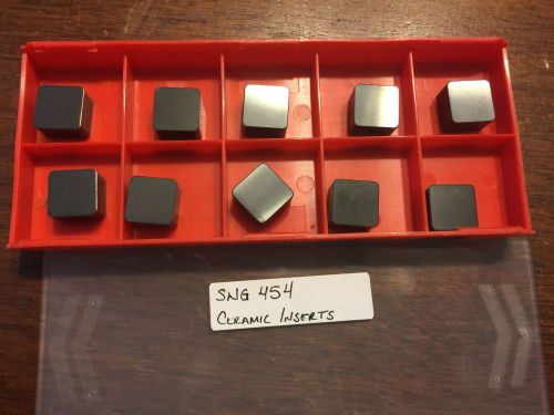 SNG 454 Ceramic Inserts **10 Inserts**