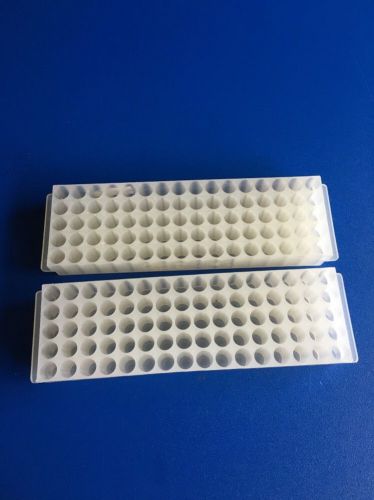 2 x 80-well microcentrifuge tube rack for storage &amp;freezing. for sale