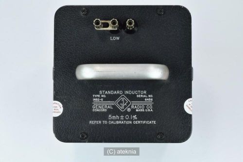 Genrad general radio gr 1482-g 5 mh standard inductor  tested for sale