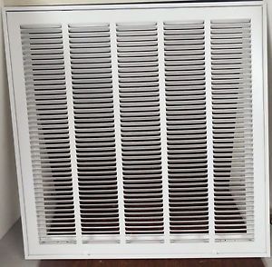 1 NEW TRUAIRE 190 RETURN AIR FILTER GRILLE W/FIXED HINGE 24X24