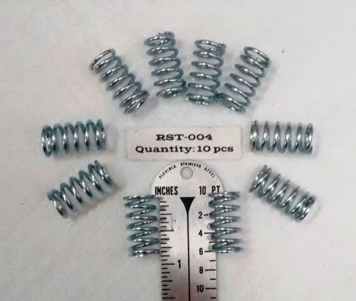 Lot of 10 pcs .488 x .875  compression music wire ends closed/ground csp rst-004 for sale