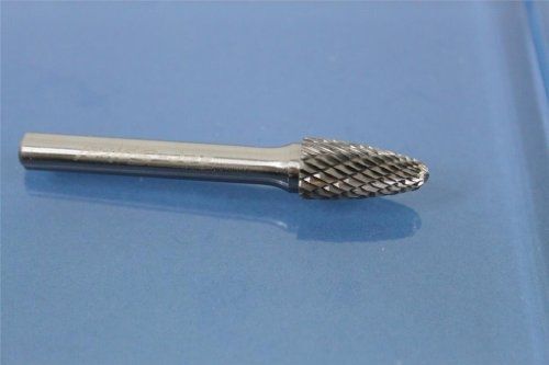 Temo sf-3 double cut 3&#034; l carbide rotary burr file 1/4 shank 3/8 head round tree for sale