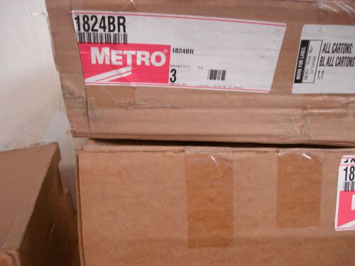 Metro 1824BR Wire Shelf, Silver  BOX OF 3 BRAND NEW