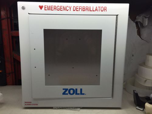 Zoll Compact Size AED Wall Cabinet Emergency Defibrillator Case With Alarm