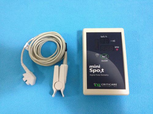 Criticare mini spo2t handheld pulse oximeter 503dx mini spot w. csi spo2 sensor for sale