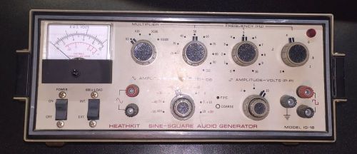 Heathkit IG-18 Sine-Square Audio Generator - Has Power - Not Tested