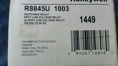 New honeywell r8845u 1003 switching relay for sale