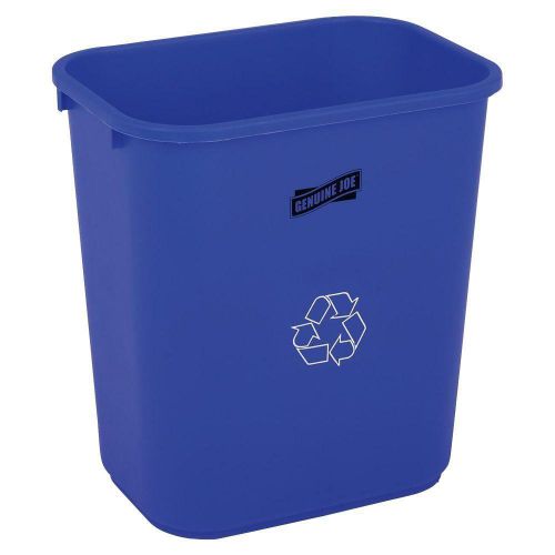 Genuine Joe 28 Qt. Plastic Recycle Wastebasket