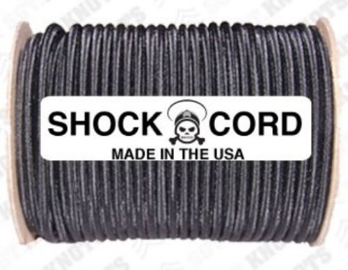 Sgt knots® shock cord 1/8&#034; - black - 100 feet for sale