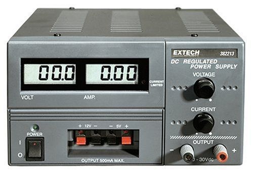 Extech 382213 digital triple output dc power supply for sale