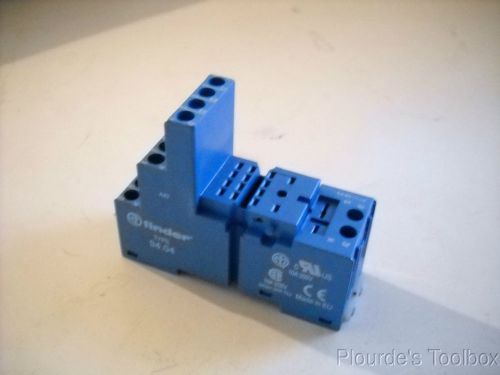 New Finder 10A 250V Timer Relay Socket, Box Clamp Terminal, 85 Series, 94.04