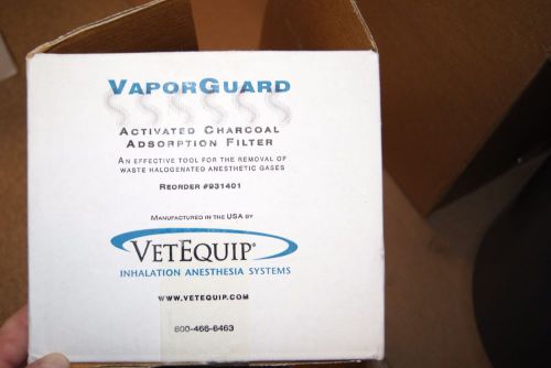 VetEquip VaporGuard #931401 Activated Charcoal Absorption Filter Qty: 8 New