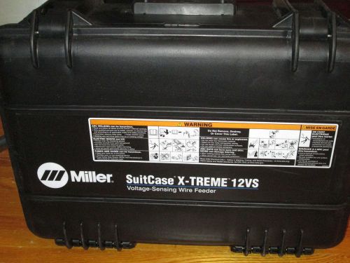 Miller SuitCase X-Treme 12 VS Wire Feeder Welder READ DESCRIPTION! 300876